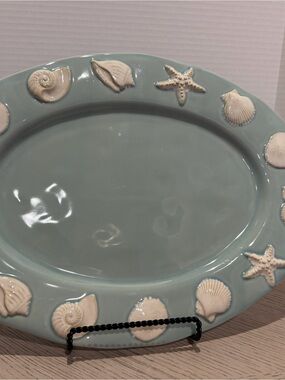 PLATTER Seafood Embossed,  Shoreline Collections,  18" ,  Quality,  rate find